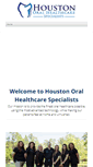 Mobile Screenshot of houstonoralhealthcarespecialists.com